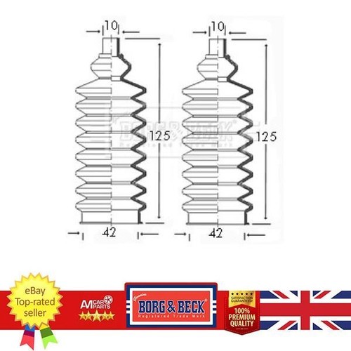 Steering rack boot for - steering,